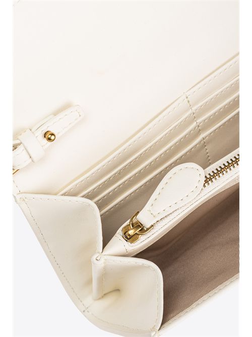 Portafoglio a tracolla piccolo Love Bag in pelle PINKO | 100062A0F1/Z14Q